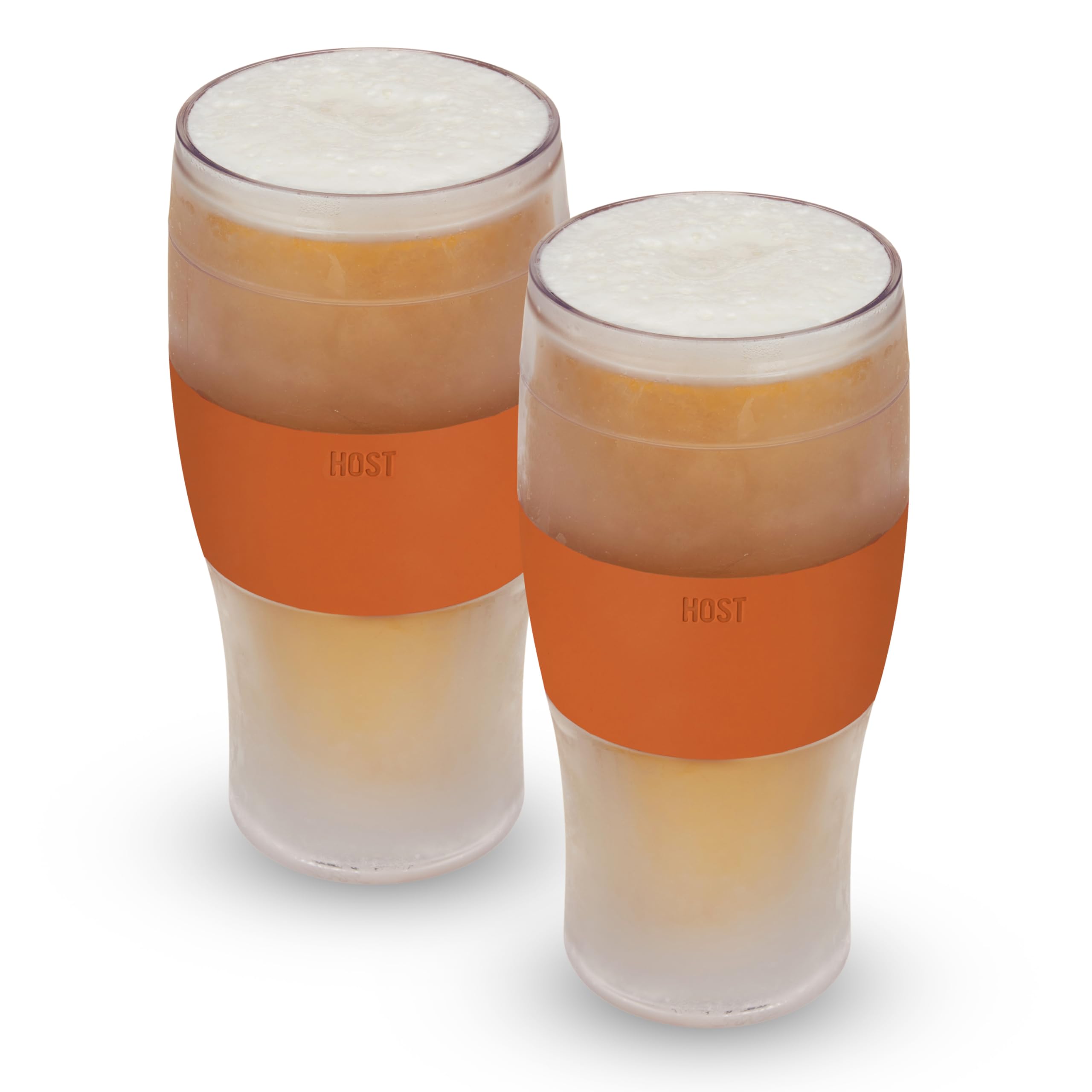 Amazon.com: Host FREEZE Beer Glasses, Frozen Brew Mugs, Freezable